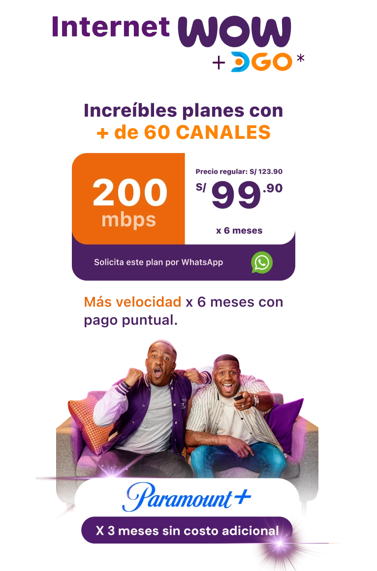 Internet Hogar WOW Perú