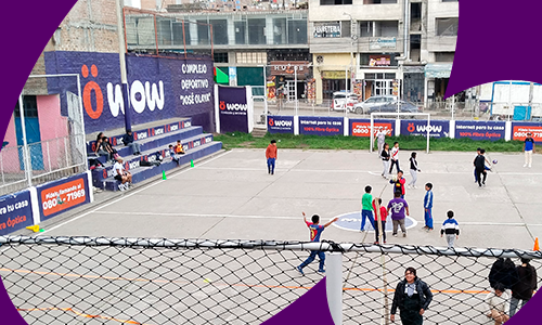 Infraestructura verde y deporte: WOW transforma canchas olvidadas en centros de integración comunitaria