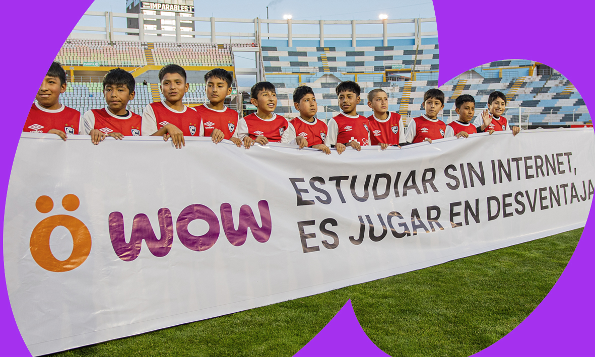 Cristal, Melgar y Cienciano se unen a WOW por la conectividad educativa